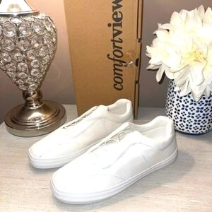 COMFORTVIEW Bungee Athletic shoes white 7.5M sneakers new in box NWT